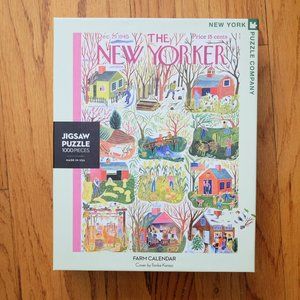 New York Puzzle Company New Yorker Farm Calendar - 1000 Piece jigsaw puzzle